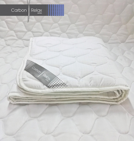 Наматрасник стеганый 160 х 200 - Carbon-Relax клетка