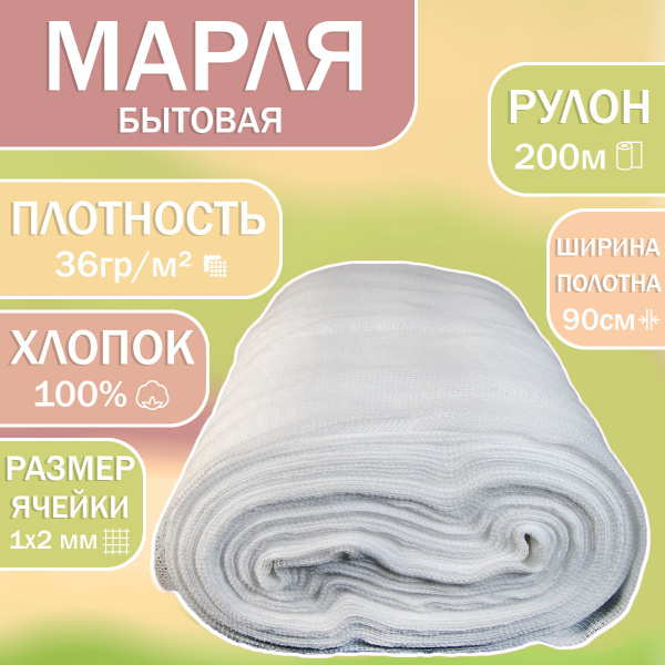 Марля (90) 36 гр/м - ГОСТ Медицинская