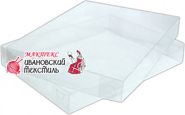 Коробка упаковочная пластик-пластик - 32х43х7